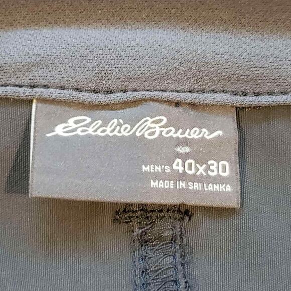 Eddie Bauer Pants Men’s Size 40x30 Gray Straight Leg Flat Front Nylon Hike 40 - Picture 7 of 11